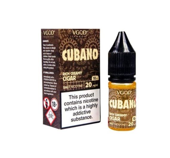 VGOD - Cubano - 10ml E-liquid (20mg Nic Salt) VGOD - Cubano - 10ml E-liquid (20mg Nic Salt)