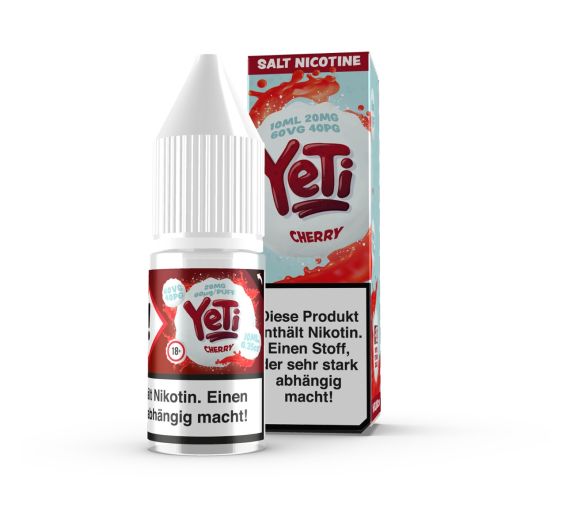 Yeti - Cherry - 10ml E-liquid (20mg Nic Salt) Yeti - Cherry - 10ml E-liquid (20mg Nic Salt)