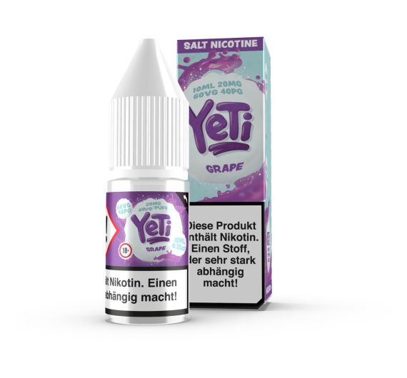 Yeti - Grape - 10ml E-liquid (20mg Nic Salt) Yeti - Grape - 10ml E-liquid (20mg Nic Salt)