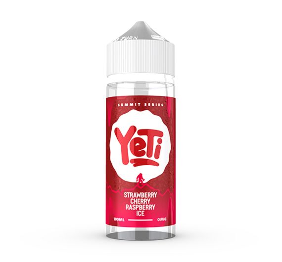 Yeti Summit Series - Strawberry Cherry Raspberry Ice - 100/120ml Shortfill