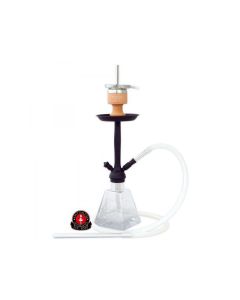 Amy Deluxe - I need u 038 - Black/Transparent - 2-Hose Shisha Amy Deluxe - I need u 038 - Black/Transparent - 2-Hose Shisha