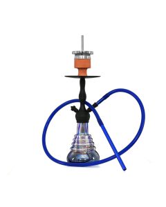Amy Deluxe - Small Rips 470R - Black/Blue - 2-Hose Shisha Amy Deluxe - Small Rips 470R - Black/Blue - 2-Hose Shisha