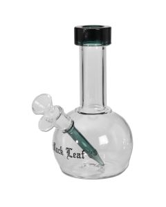 Black Leaf - Glass Bubbler - Sphere Black Leaf - Glass Bubbler - Sphere