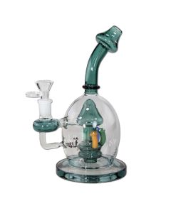 Black Leaf - Glass Bubbler - Perforated Mushroom Diffuser Black Leaf - Glass Bubbler - Perforated Mushroom Diffuser