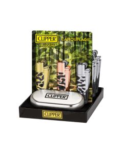 Clipper Classic - CAMOUFLAGE Metal Lighter Clipper Classic - CAMOUFLAGE Metal Lighter