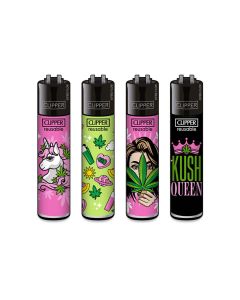 Clipper - 420 GIRLY Lighters - Assorted Clipper - 420 GIRLY Lighters - Assorted