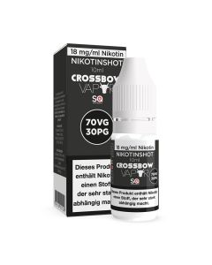 Crossbow Nicotine Shot 10 ml - 70/30 (VG/PG) - 18 mg Crossbow Nicotine Shot 10 ml - 70/30 (VG/PG) - 18 mg