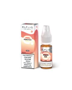 ElfBar Elfliq - Peach Ice - 10ml E-liquid (Nic Salt)