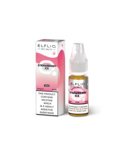 ElfBar Elfliq - Strawberry Ice - 10ml E-liquid (Nic Salt)
