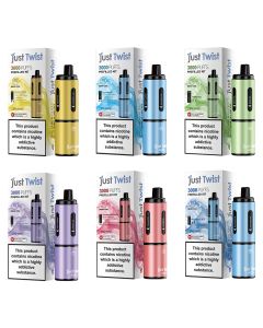 Just Twist 3000 - 20mg Nic Salt - Hybrid System Just Twist 3000 - 20mg Nic Salt - Hybrid System