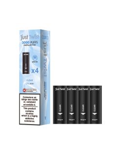 Just Twist 3000 - NS20mg - Kartuschen Clear Just Twist 3000 - NS20mg - Kartuschen Clear