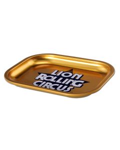 Lion Rolling Circus - GOLD - Metal Mixing Tray - S Lion Rolling Circus - GOLD - Metal Mixing Tray - S
