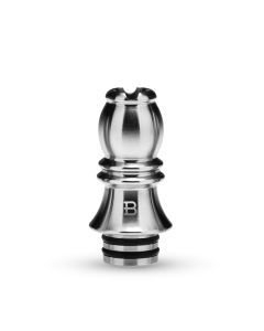 KIZOKU Chess Bishop Silver Drip Tip KIZOKU Chess Bishop Silver Drip Tip