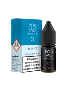 Pod Salt - Blue Ice - 10ml Nic Salt E-liquid (20mg) Pod Salt - Blue Ice - 10ml Nic Salt E-liquid (20mg)