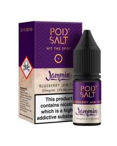 Pod Salt Fusion - Blueberry Jam Tart - 10ml Nic Salt E-liquid Pod Salt Fusion - Blueberry Jam Tart - 10ml Nic Salt E-liquid