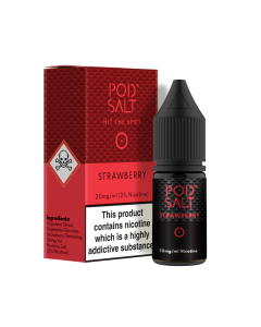 Pod Salt - Strawberry - 10ml Nic Salt E-liquid (20mg) Pod Salt - Strawberry - 10ml Nic Salt E-liquid (20mg)