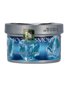 Social Smoke - Absolute Zero - 100 g - Shisha Tobacco Social Smoke - Absolute Zero - 100 g - Shisha Tobacco
