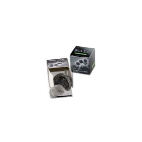 Black Leaf - Rimless Stainless Steel Screens - 20 mm Black Leaf - Rimless Stainless Steel Screens - 20 mm