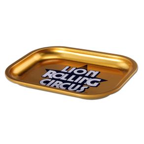 Lion Rolling Circus - GOLD - Metal Mixing Tray - S Lion Rolling Circus - GOLD - Metal Mixing Tray - S