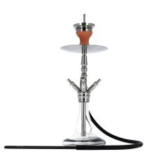 Azlan - Hustler Black/Silver - 4-Hose Shisha Azlan - Hustler Black/Silver - 4-Hose Shisha