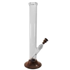 Black Leaf - Glass Bong - Walnut Wood Black Leaf - Glass Bong - Walnut Wood