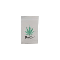 Black Leaf - Hemp Leaf Zip Bags 40 x 60 mm - 100 pcs Black Leaf - Hemp Leaf Zip Bags 40 x 60 mm - 100 pcs