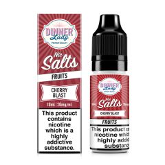 Dinner Lady FRUITS - Cherry Blast - 10ml Nic Salt E-liquid - NEW! Dinner Lady FRUITS - Cherry Blast - 10ml Nic Salt E-liquid - NEW!