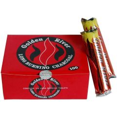 Golden River - 33 mm - Shisha Charcoal Golden River - 33 mm - Shisha Charcoal
