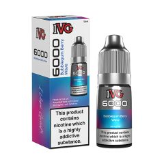 IVG 6000 - Bubblegum Berry Wave - 10ml E-liquid (Nic Salt) IVG 6000 - Bubblegum Berry Wave - 10ml E-liquid (Nic Salt)