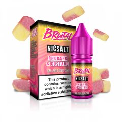 Just Juice Brutal - Rhubarb & Custard - 10ml E-liquid (Nic Salt) Just Juice Brutal - Rhubarb & Custard - 10ml E-liquid (Nic Salt)