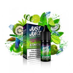 Just Juice Exotic Fruits - Guanabana & Lime on Ice - Nikotinsalz Just Juice Exotic Fruits - Guanabana & Lime on Ice - Nikotinsalz