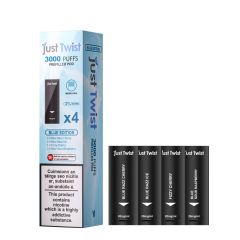 Just Twist 3000 - NS20mg - Kartuschen Blue Edition Just Twist 3000 - NS20mg - Kartuschen Blue Edition