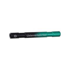 KD - Aluminium Snorter - All Lines Clear - Two-Tone Black/Turquoise KD - Aluminium Snorter - All Lines Clear - Two-Tone Black/Turquoise