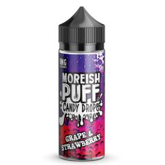 Moreish Puff Candy - Grape & Strawberry - 100/120 ml E-liquid (Shortfill) Moreish Puff Candy - Grape & Strawberry - 100/120 ml E-liquid (Shortfill)