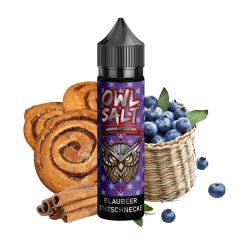 OWL Salt - Blueberry Cinnamon Roll - 10/60ml Longfill Concentrate OWL Salt - Blueberry Cinnamon Roll - 10/60ml Longfill Concentrate