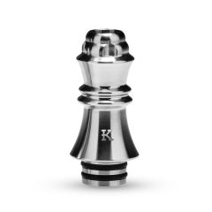 KIZOKU Chess King Silver Drip Tip KIZOKU Chess King Silver Drip Tip