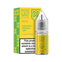Pod Salt Nexus - Pineapple Passion Lime - 10ml E-liquid (Nic Salt) Pod Salt Nexus - Pineapple Passion Lime - 10ml E-liquid (Nic Salt)