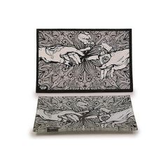 Puff Puff Pass It - Mat and Glass Tray - Grey Puff Puff Pass It - Mat and Glass Tray - Grey