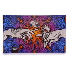 Puff Puff Pass It - Glass Mixing Tray - Blue Puff Puff Pass It - Glass Mixing Tray - Blue