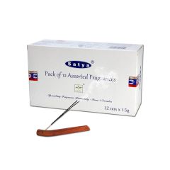 Satya - Incense Sticks, 12 Assorted Varieties Satya - Incense Sticks, 12 Assorted Varieties