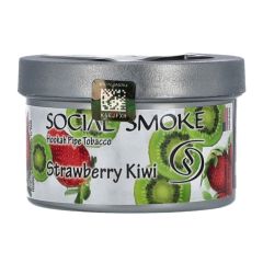 Social Smoke - Strawberry Kiwi - 100 g - Shisha Tobacco Social Smoke - Strawberry Kiwi - 100 g - Shisha Tobacco