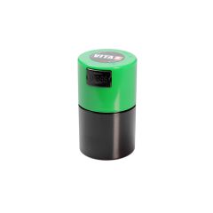 Tightpac - Vitavac Vacuum Container 0.06 L/20 g - Black/Green Tightpac - Vitavac Vacuum Container 0.06 L/20 g - Black/Green