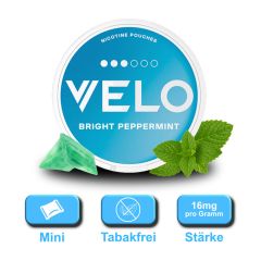 VELO - Bright Peppermint - Nicotine Pouches - 16 mg VELO - Bright Peppermint - Nicotine Pouches - 16 mg