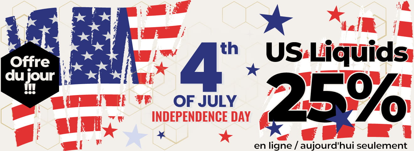 vape liquid Liquide independence day usa aktion sale