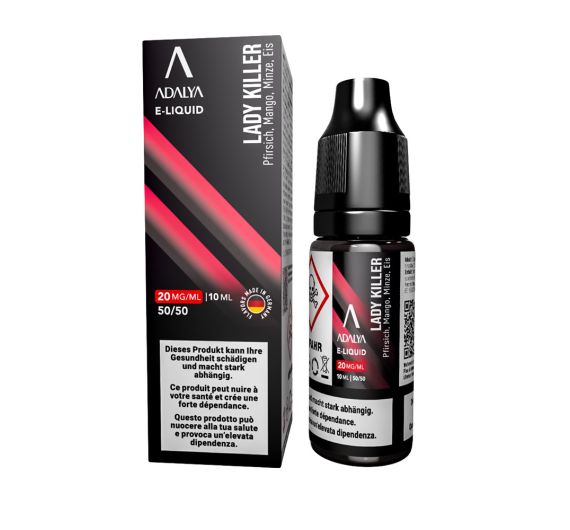 Adalya - Lady Killer - E-liquide 10 ml (Sels de nicotine 20 mg) Adalya - Lady Killer - E-liquide 10 ml (Sels de nicotine 20 mg)