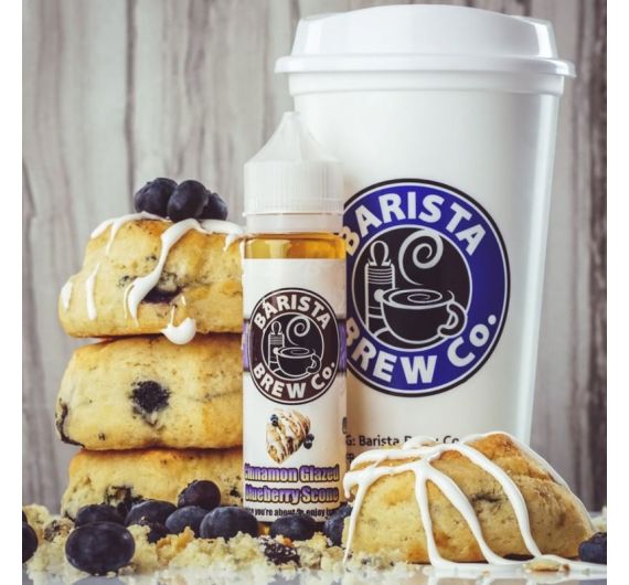 Barista Brew Co - Cinnamon Glazed Blueberry Scone - E-liquide 50/60 ml (Shortfill) Barista Brew Co - Cinnamon Glazed Blueberry Scone - E-liquide 50/60 ml (Shortfill)