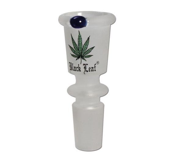 Black Leaf - Glaskopf - Zylindrisch Sandgestrahlt - NS14