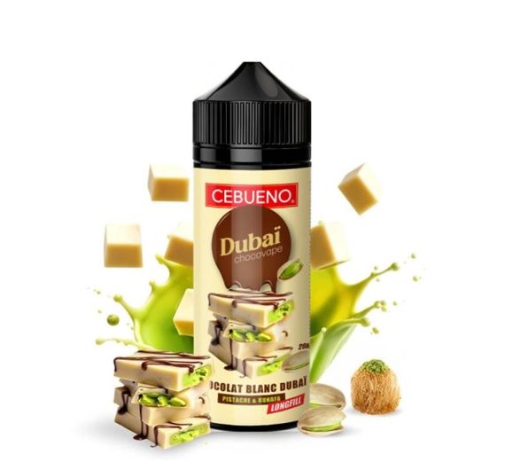 Cebueno - Dubai Chocovape White - 20/120ml Arôme Longfill Cebueno - Dubai Chocovape White - 20/120ml Arôme Longfill