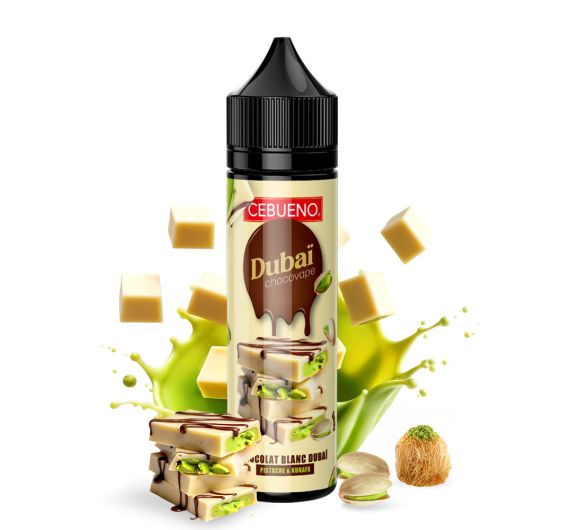 Cebueno - Dubai Chocovape Blanc - E-liquide 50/70 ml (Shortfill) Cebueno - Dubai Chocovape Blanc - E-liquide 50/70 ml (Shortfill)