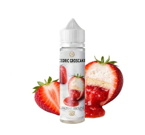 Cedric Groscake La Grosse - Fraise - E-liquide 50/60 ml (Shortfill) Cedric Groscake La Grosse - Fraise - E-liquide 50/60 ml (Shortfill)